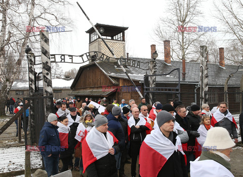 Marsz narodowców w Oświęcimiu