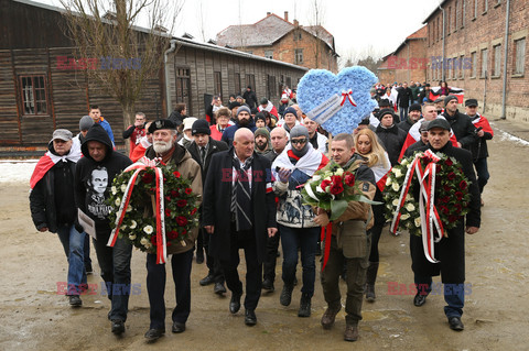 Marsz narodowców w Oświęcimiu