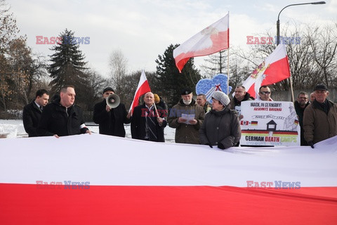 Marsz narodowców w Oświęcimiu