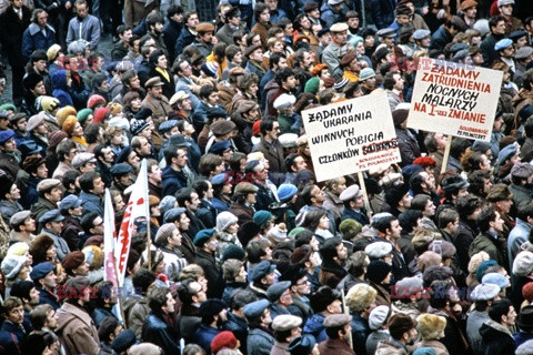 Strajki i demonstracje Solidarności