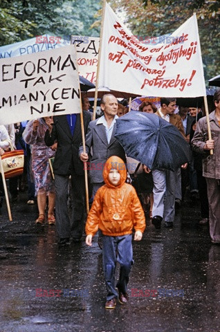 Strajki i demonstracje Solidarności