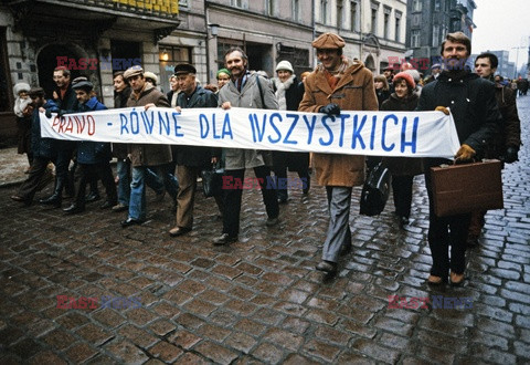 Strajki i demonstracje Solidarności