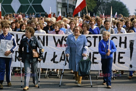 Strajki i demonstracje Solidarności