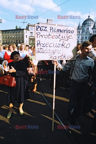 Strajki i demonstracje Solidarności