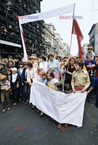 Strajki i demonstracje Solidarności