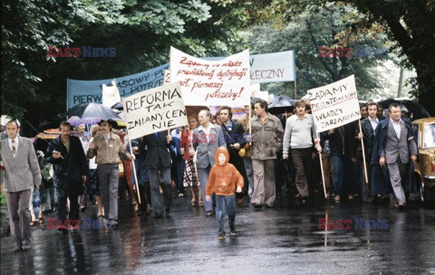 Strajki i demonstracje Solidarności