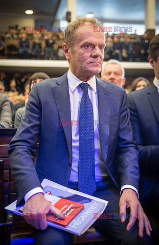 Donald Tusk na Uniwersytecie Warszawskim