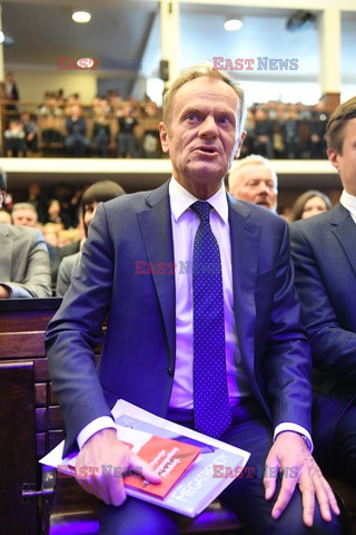 Donald Tusk na Uniwersytecie Warszawskim