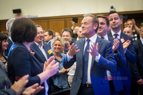 Donald Tusk na Uniwersytecie Warszawskim