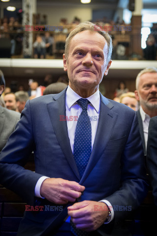 Donald Tusk na Uniwersytecie Warszawskim