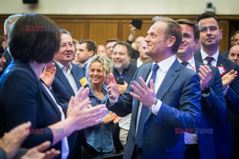 Donald Tusk na Uniwersytecie Warszawskim