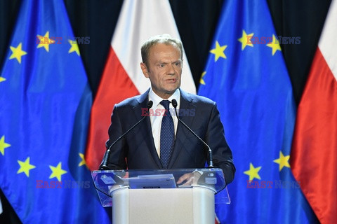 Donald Tusk na Uniwersytecie Warszawskim