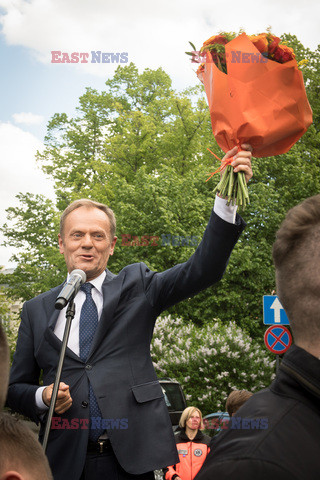 Donald Tusk na Uniwersytecie Warszawskim