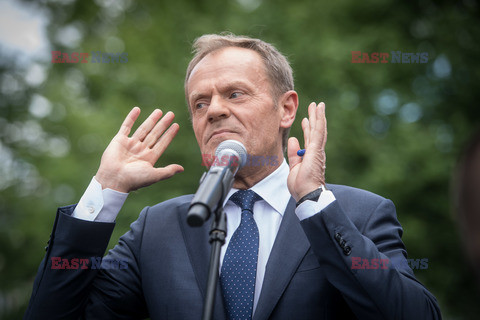 Donald Tusk na Uniwersytecie Warszawskim