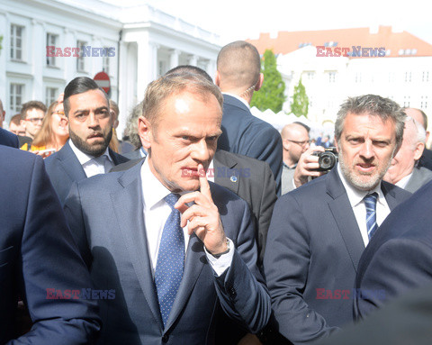 Donald Tusk na Uniwersytecie Warszawskim