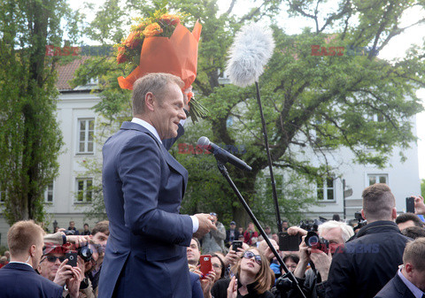 Donald Tusk na Uniwersytecie Warszawskim