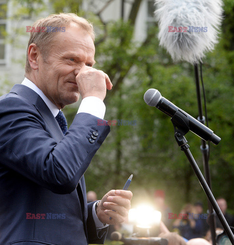 Donald Tusk na Uniwersytecie Warszawskim