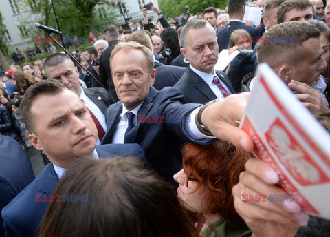 Donald Tusk na Uniwersytecie Warszawskim