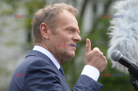 Donald Tusk na Uniwersytecie Warszawskim