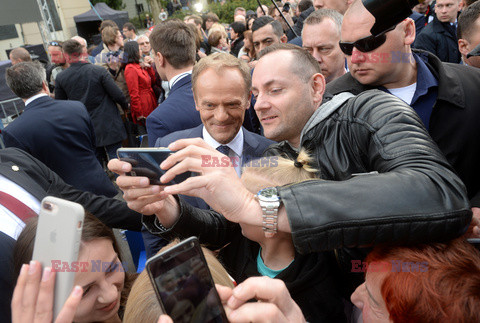 Donald Tusk na Uniwersytecie Warszawskim