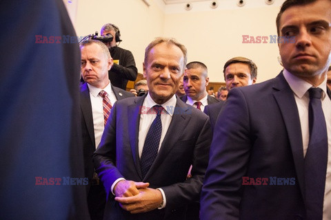 Donald Tusk na Uniwersytecie Warszawskim