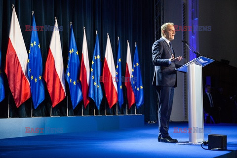 Donald Tusk na Uniwersytecie Warszawskim