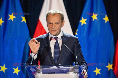 Donald Tusk na Uniwersytecie Warszawskim