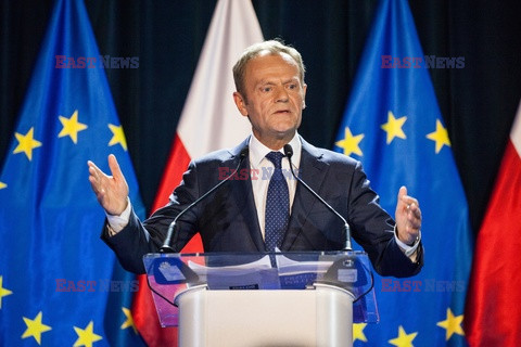 Donald Tusk na Uniwersytecie Warszawskim