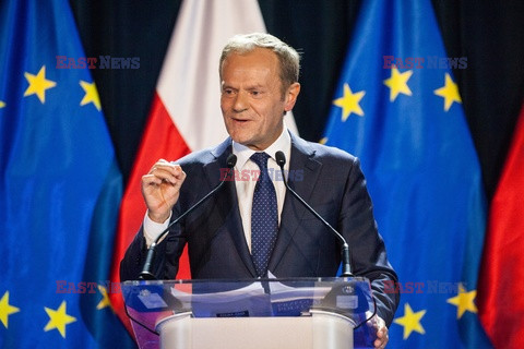 Donald Tusk na Uniwersytecie Warszawskim