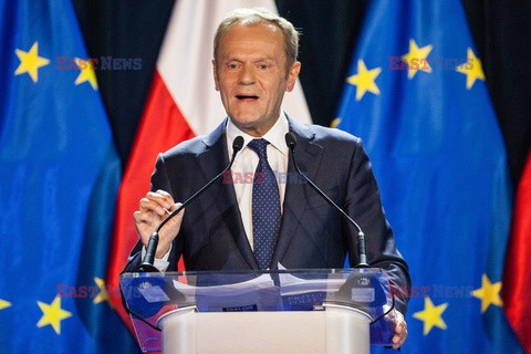 Donald Tusk na Uniwersytecie Warszawskim