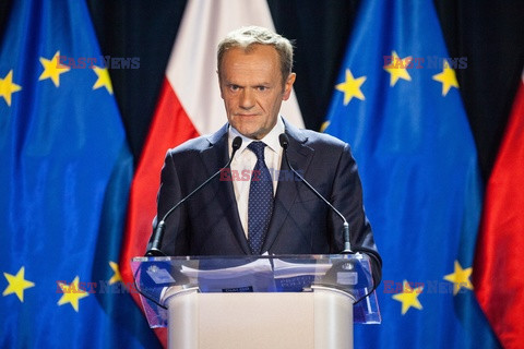 Donald Tusk na Uniwersytecie Warszawskim