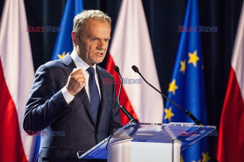 Donald Tusk na Uniwersytecie Warszawskim