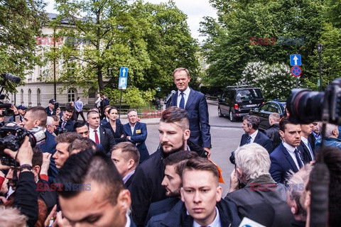 Donald Tusk na Uniwersytecie Warszawskim