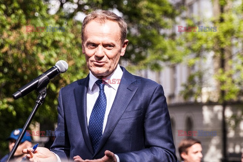 Donald Tusk na Uniwersytecie Warszawskim