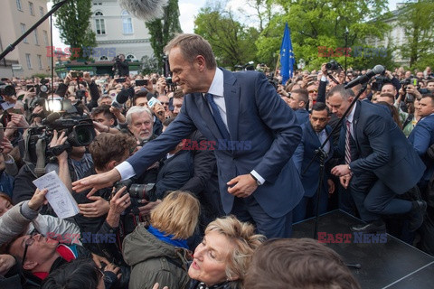 Donald Tusk na Uniwersytecie Warszawskim