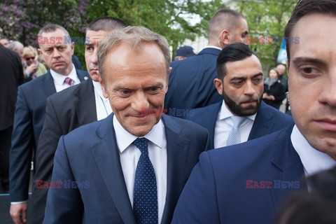 Donald Tusk na Uniwersytecie Warszawskim