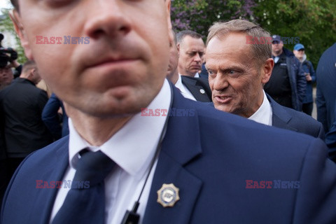 Donald Tusk na Uniwersytecie Warszawskim