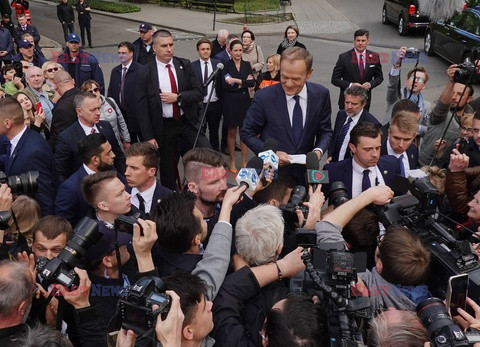 Donald Tusk na Uniwersytecie Warszawskim