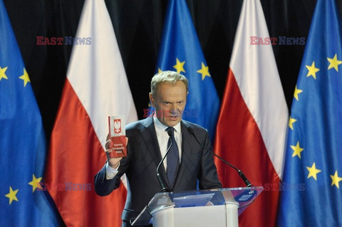 Donald Tusk na Uniwersytecie Warszawskim