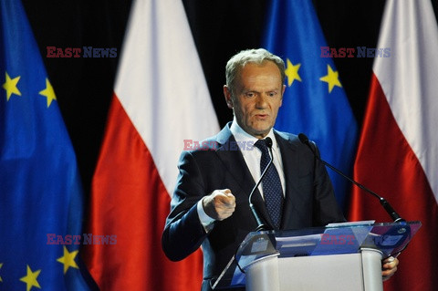 Donald Tusk na Uniwersytecie Warszawskim