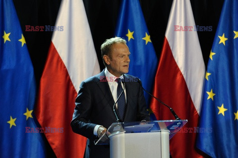 Donald Tusk na Uniwersytecie Warszawskim