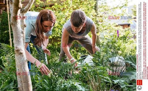 Książęta Cambridge z dziećmi na pokazie Chelsea Flower