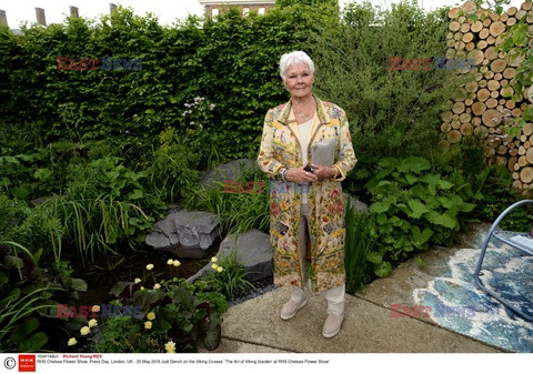 Judy Dench na Chelsea Flower Show