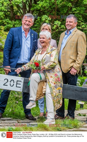 Judy Dench na Chelsea Flower Show