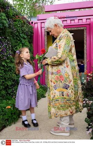 Judy Dench na Chelsea Flower Show