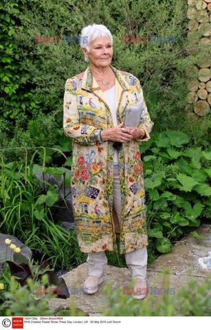 Judy Dench na Chelsea Flower Show