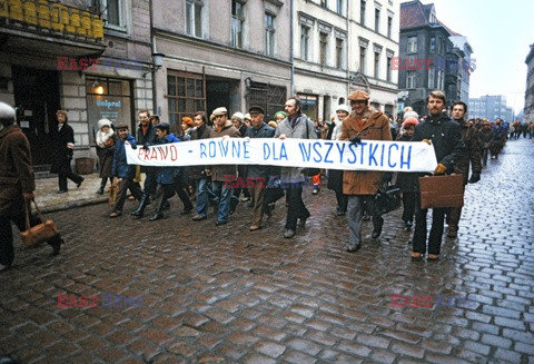 Strajki i demonstracje Solidarności