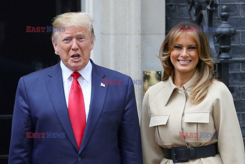 Donald i Melania Trump z wizytą w Wielkiej Brytanii