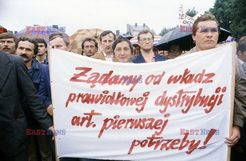 Strajki i demonstracje Solidarności