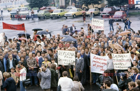 Strajki i demonstracje Solidarności